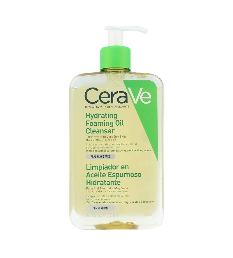 Huile nettoyante moussante hydratante 473 ml