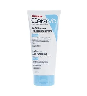 CeraVe SA Smoothing Cream crème lissante pour peaux sèches, rugueuses et à texture irrégulière