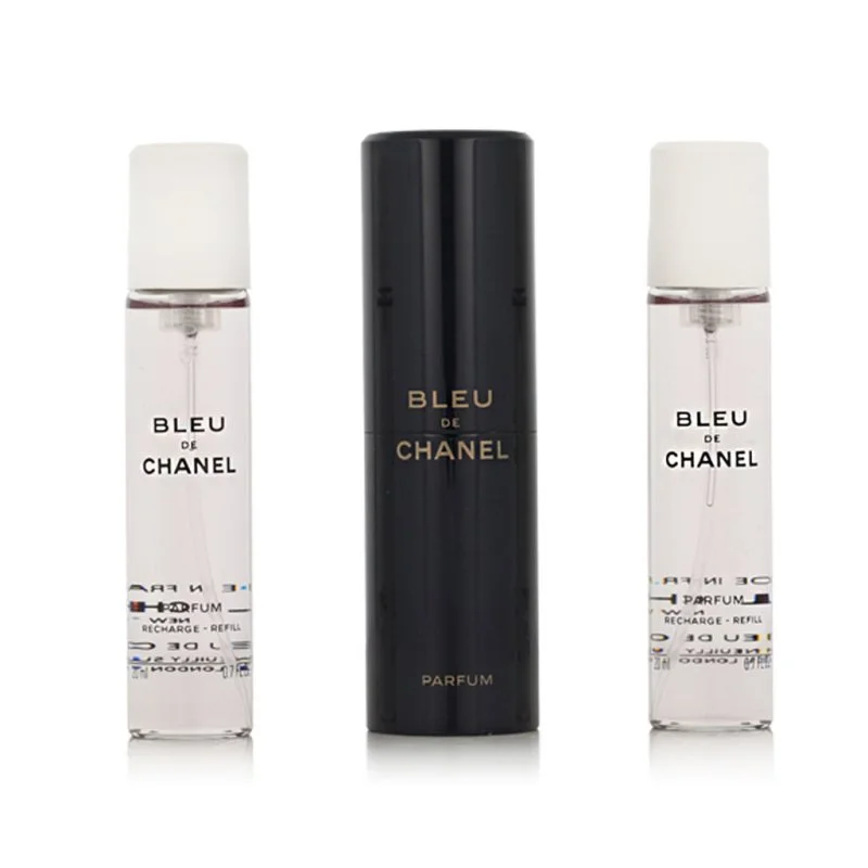 Chanel Bleu de Chanel vaporisateur de poche rechargeable 20 ml + 2 recharges de parfum pour homme 20 ml