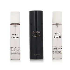 Chanel Bleu de Chanel vaporisateur de poche rechargeable 20 ml + 2 recharges de parfum pour homme