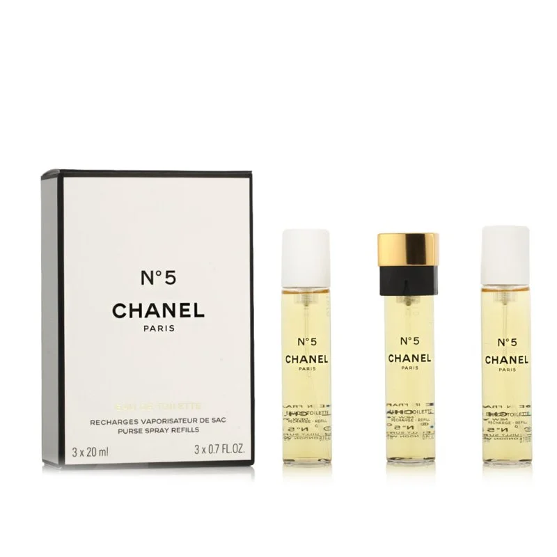 Chanel No 5 recharges pour vaporisateur de poche 3 x 20 ml eau de toilette pour femme