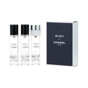 Chanel Bleu de Chanel EDT recharge 2 x 20 ml + EDT recharge avec vaporisateur 20 ml M