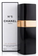 Eau de toilette Chanel N°5 50 ml pour femmes flacon rechargeable 50 ml rechargeable