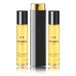 N°5 Eau De Toilette eau de toilette pour femme 3x20 ml flacon rechargeable