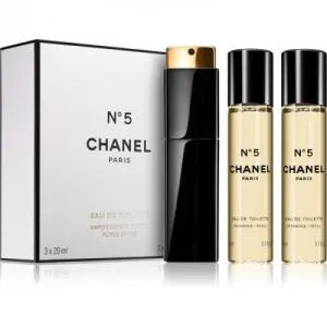 Chanel N°5 Eau De Toilette eau de toilette pour femme 3x20 ml flacon rechargeable