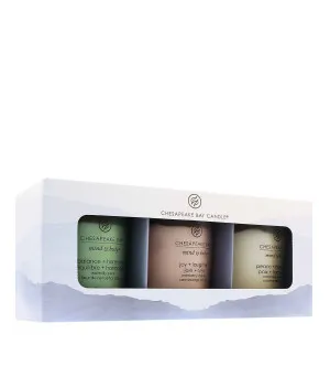 Coffret cadeau Chesapeake Bay bougie parfumée 3 x 96 g