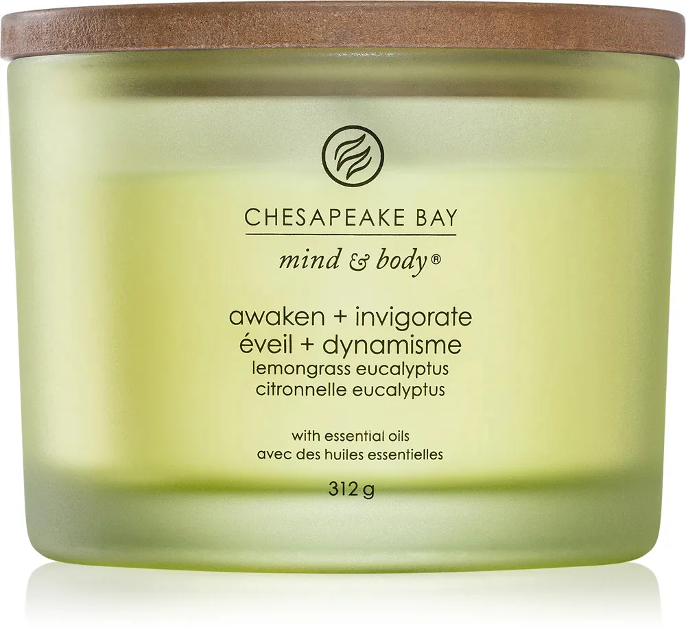 Bougie parfumée Chesapeake Bay Awaken + Invigorate à 3 mèches 312 g