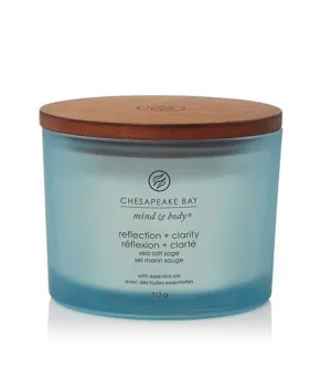 Chesapeake Bay Reflection + Clarity bougie parfumée à 3 mèches 312 g