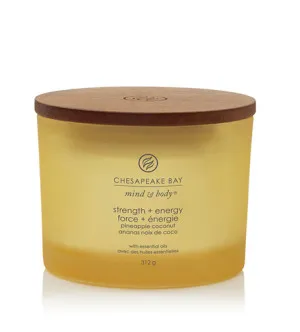 Bougie parfumée Chesapeake Bay Strength + Energy à 3 mèches 312 g