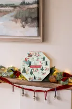 Calendrier de l’Avent en couronne de Noël