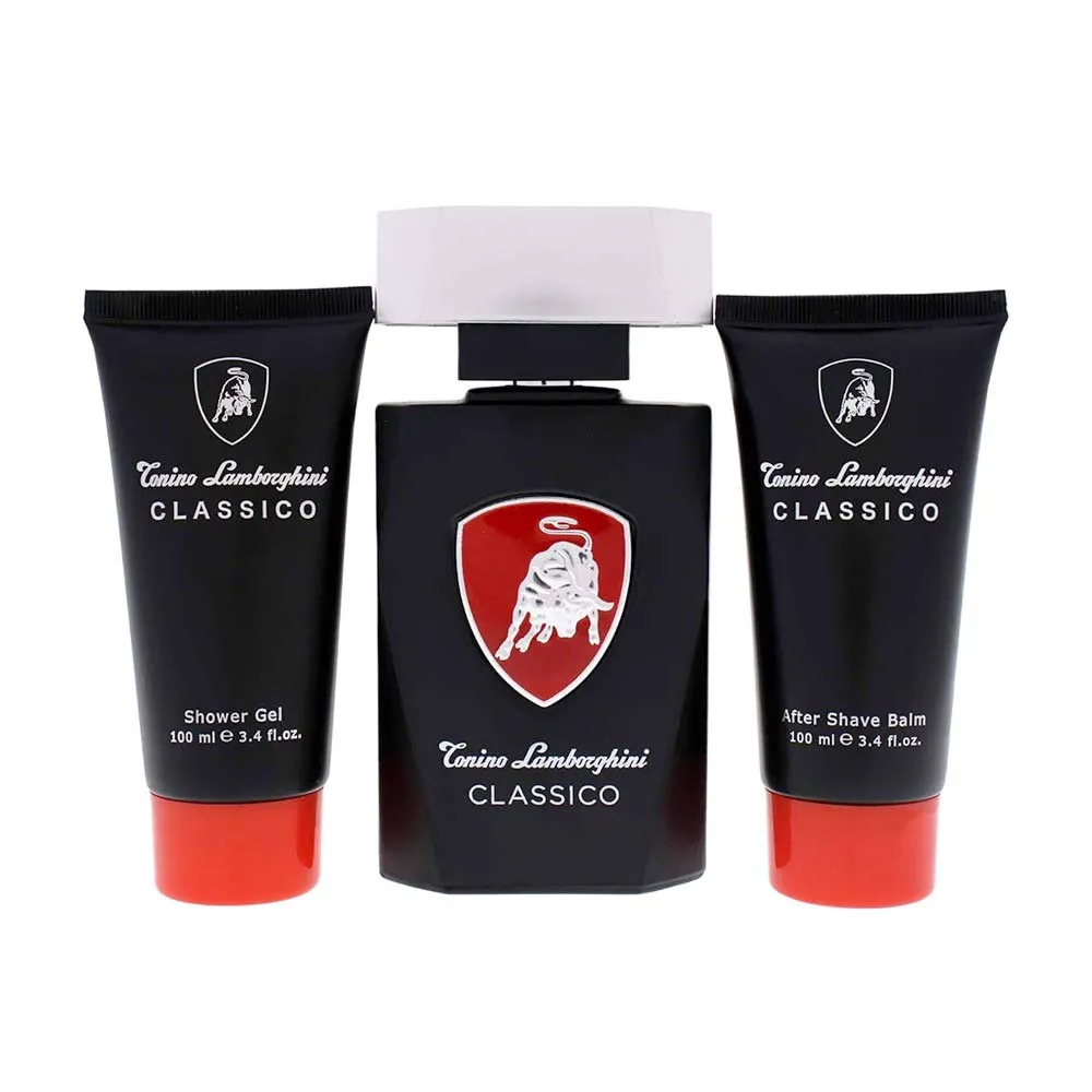 Classico eau de toilette pour homme 125 ml + baume après-rasage 100 ml + gel douche