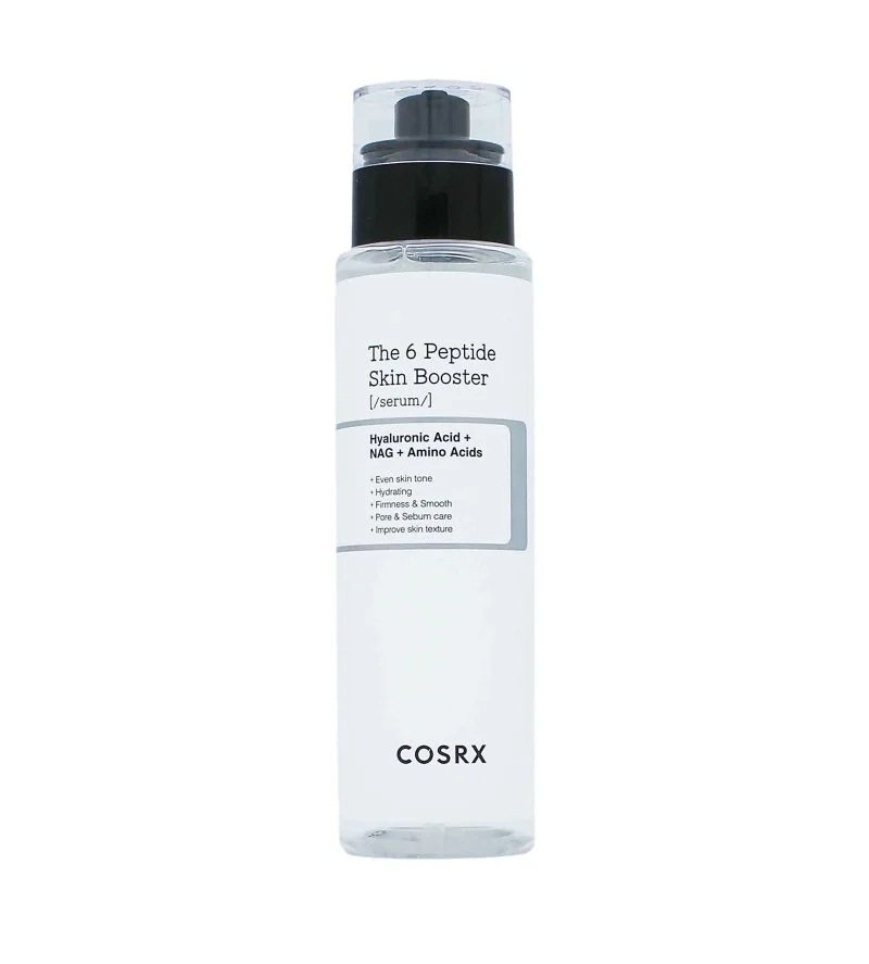 The 6 Peptide Skin Booster Serum sérum visage au complexe de 6 peptides et d’acides aminés 150 ml