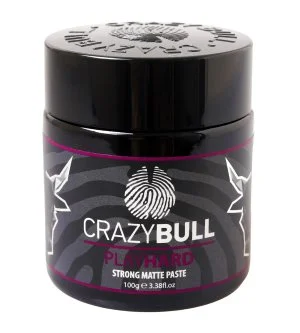 CrazyBull Play Hard Matte Paste pâte coiffante mate à fixation forte 100 g