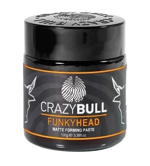 CrazyBull Funky Head Matte Paste pâte coiffante mate à fixation légère 100 g