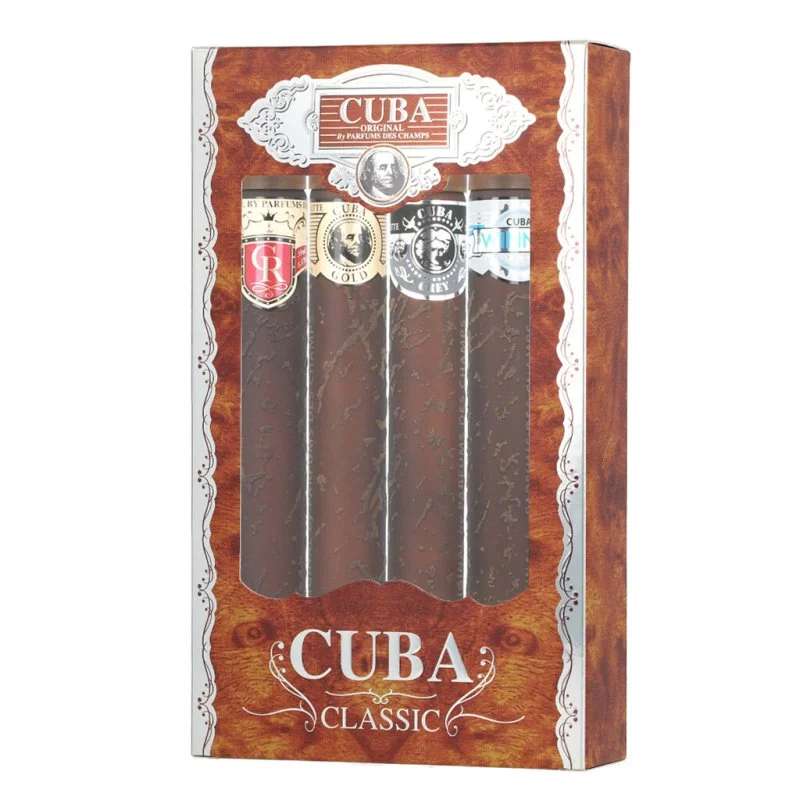 Cuba Cuba Coffret Yellow 35 ml + EDT Blue 35 ml + EDT Red 35 ml + EDT Orange eau de toilette pour homme