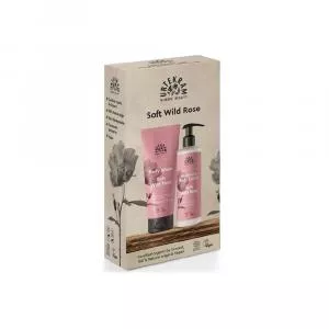 Urtekram Set cadeau gel douche et lotion pour le corps rose sauvage