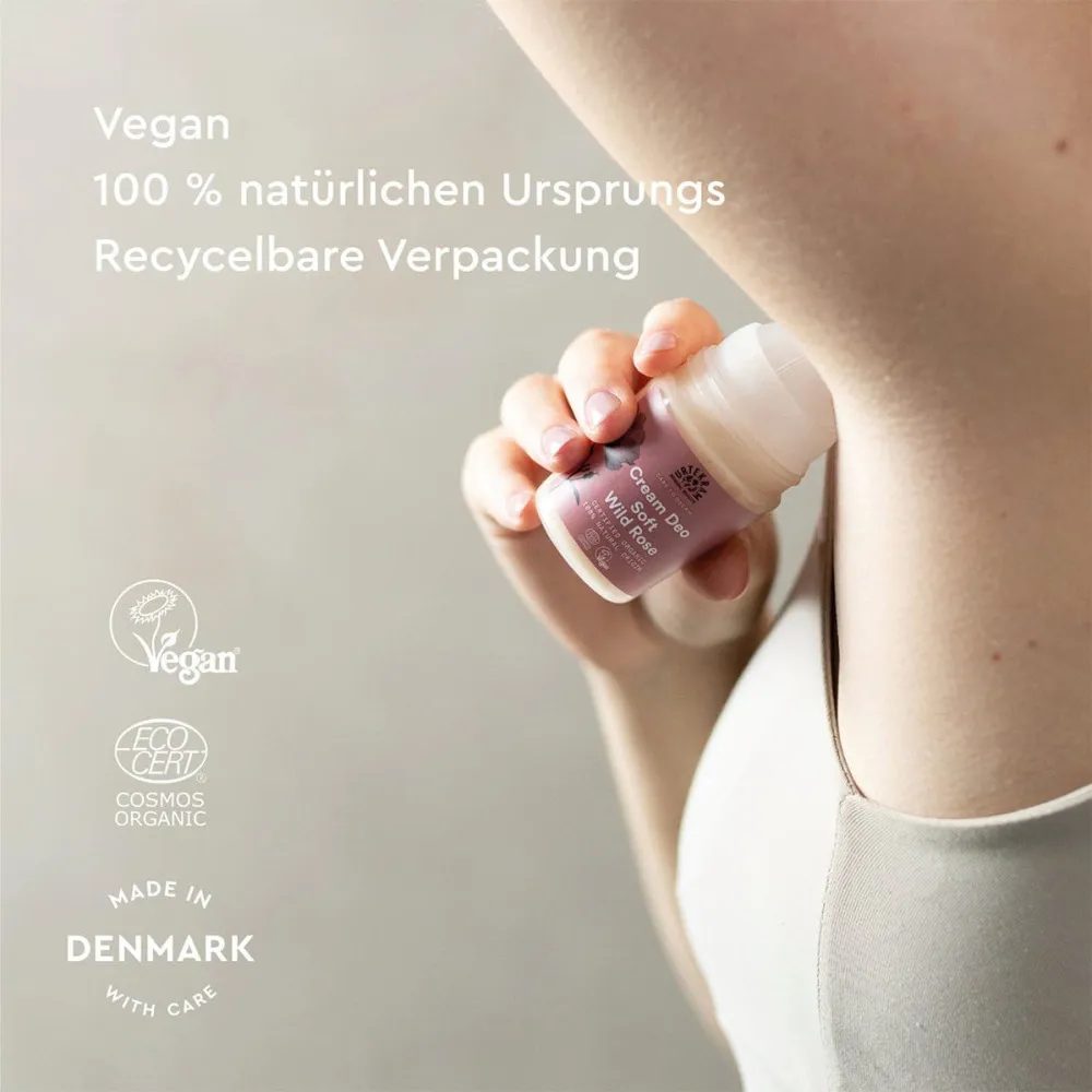 Urtekram Déodorant roll on crème rose sauvage 50 ml BIO