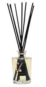 BÂTONNETS VANILLE 250 ML PARFUM D’AMBIANCE - TFU (10 BÂTONNETS EN BAMBOU NOIR DE 30 CM INCLUS)