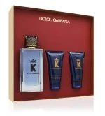 K by Dolce & Gabbana coffret cadeau Eau de Toilette 100 ml + baume après-rasage 50 ml + gel douche pour homme