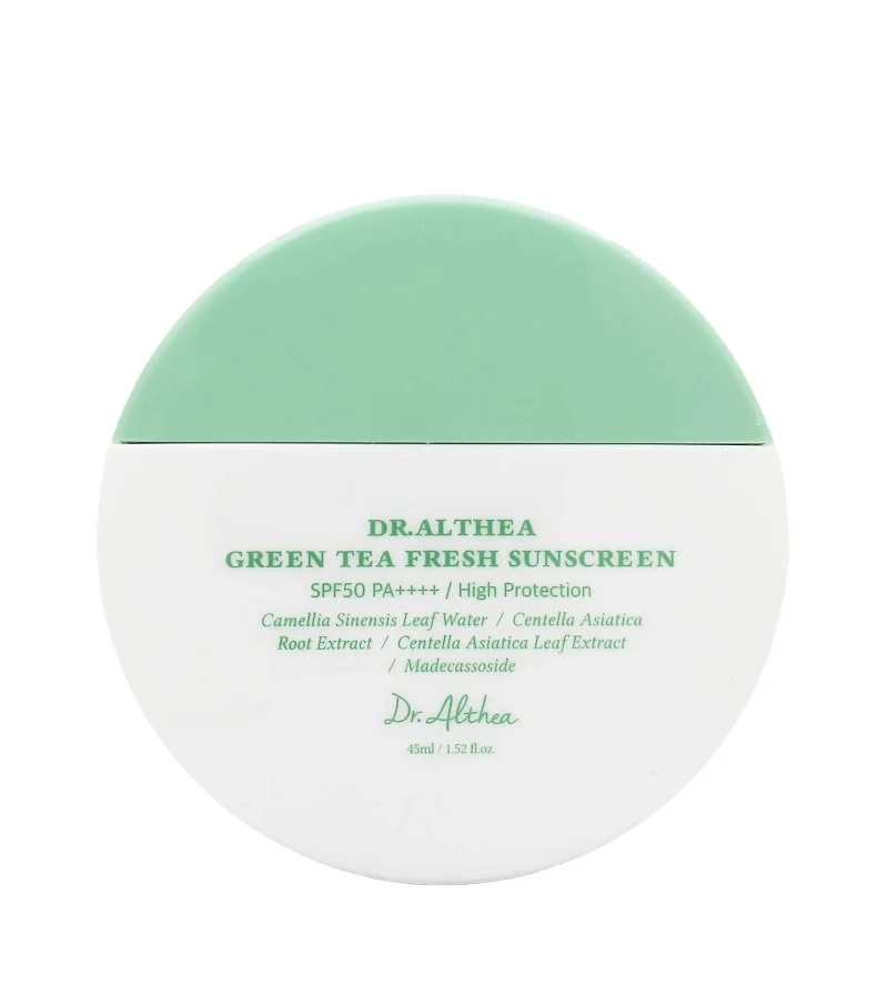 Crème solaire apaisante au thé vert SPF50+ PA++++ 45 ml