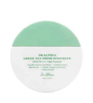 Dr.Althea Crème solaire apaisante au thé vert SPF50+ PA++++