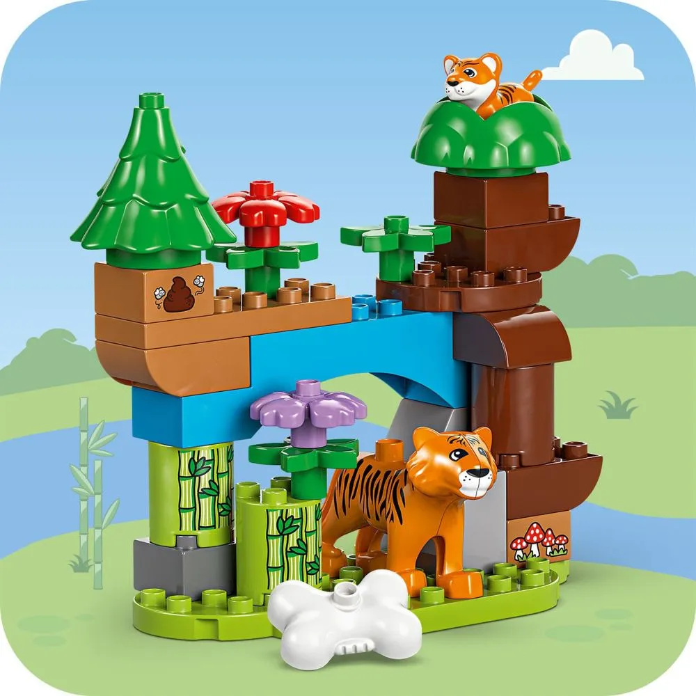 DUPLO® 10446 Familles d'animaux sauvages 3 en 1