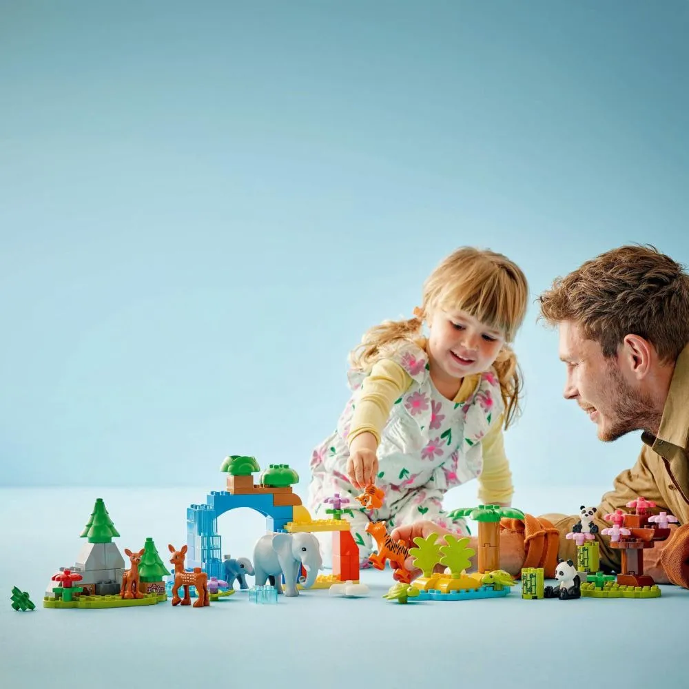 DUPLO® 10446 Familles d'animaux sauvages 3 en 1