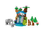 DUPLO® 10446 Familles d'animaux sauvages 3 en 1