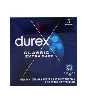 Durex Préservatifs Classic Extra Safe 3 pièces