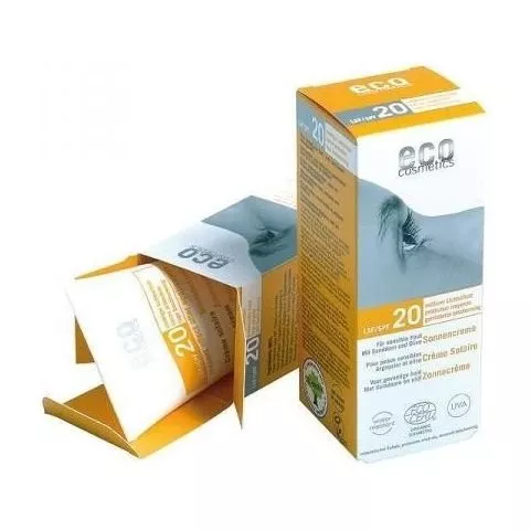 Eco Cosmetics Ecran solaire SPF 20 BIO (75 ml) - 100% naturel, avec filtres minéraux