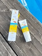 Eco Cosmetics Lait solaire SPF 30 BIO (125 ml) - à l'oxyde de zinc