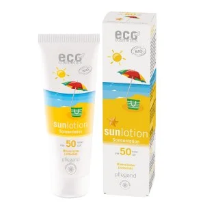 Eco Cosmetics Lait solaire SPF 50 BIO (125 ml) - aux filtres minéraux naturels