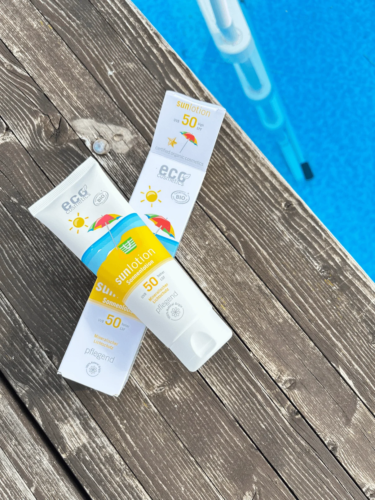 Eco Cosmetics Lait solaire SPF 50 BIO (125 ml) - aux filtres minéraux naturels