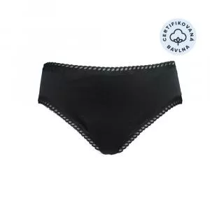 Ecodis Anaé by Menstrual Panties Culotte pour menstruations légères - noir XL - en coton biologique certifié