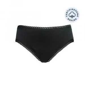 Ecodis Anaé by Menstrual Panties Culotte pour menstruations légères - noir XXL - en coton biologique certifié