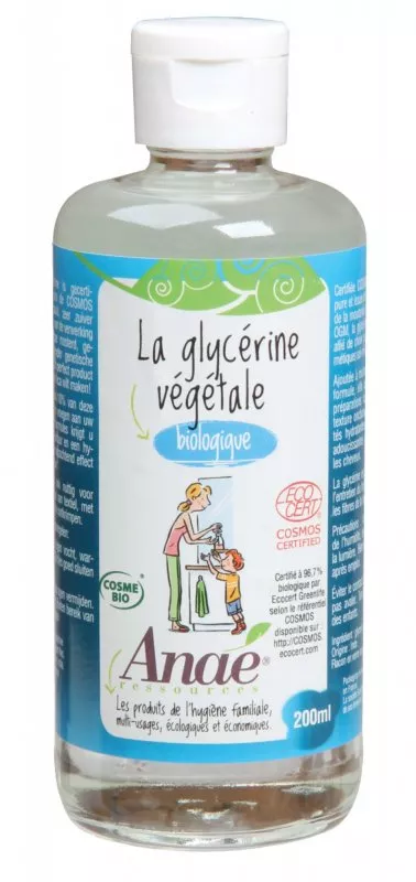 Ecodis Anaé by Vegetable Glycerin BIO (200 ml) - hydrate et adoucit la peau