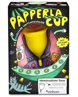 Einhorn Coupe menstruelle Papperlacup - M