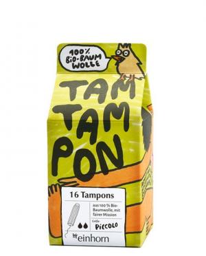TamTampon Piccolo tampons (16 pcs) - coton biologique hypoallergénique