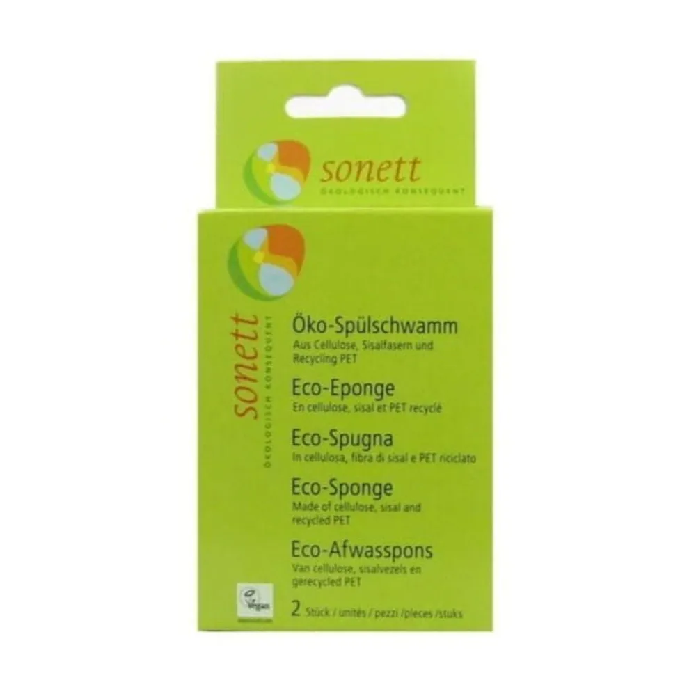 Sonett Eponge de lavage écologique 2 pcs