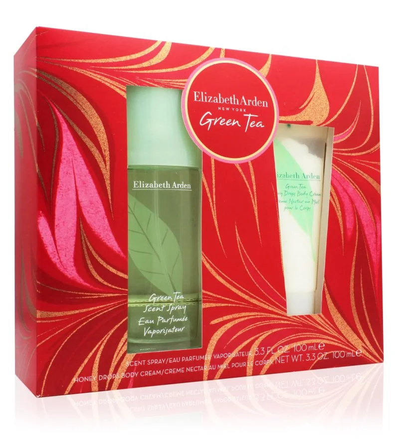 Green Tea coffret cadeau 100 ml + crème pour le corps Honey Drops eau de toilette pour femme