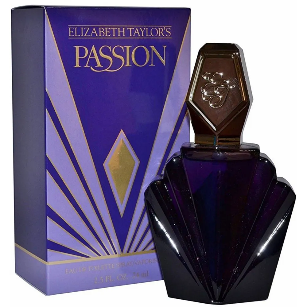 Eau de toilette Elizabeth Taylor Passion pour femmes 74 ml