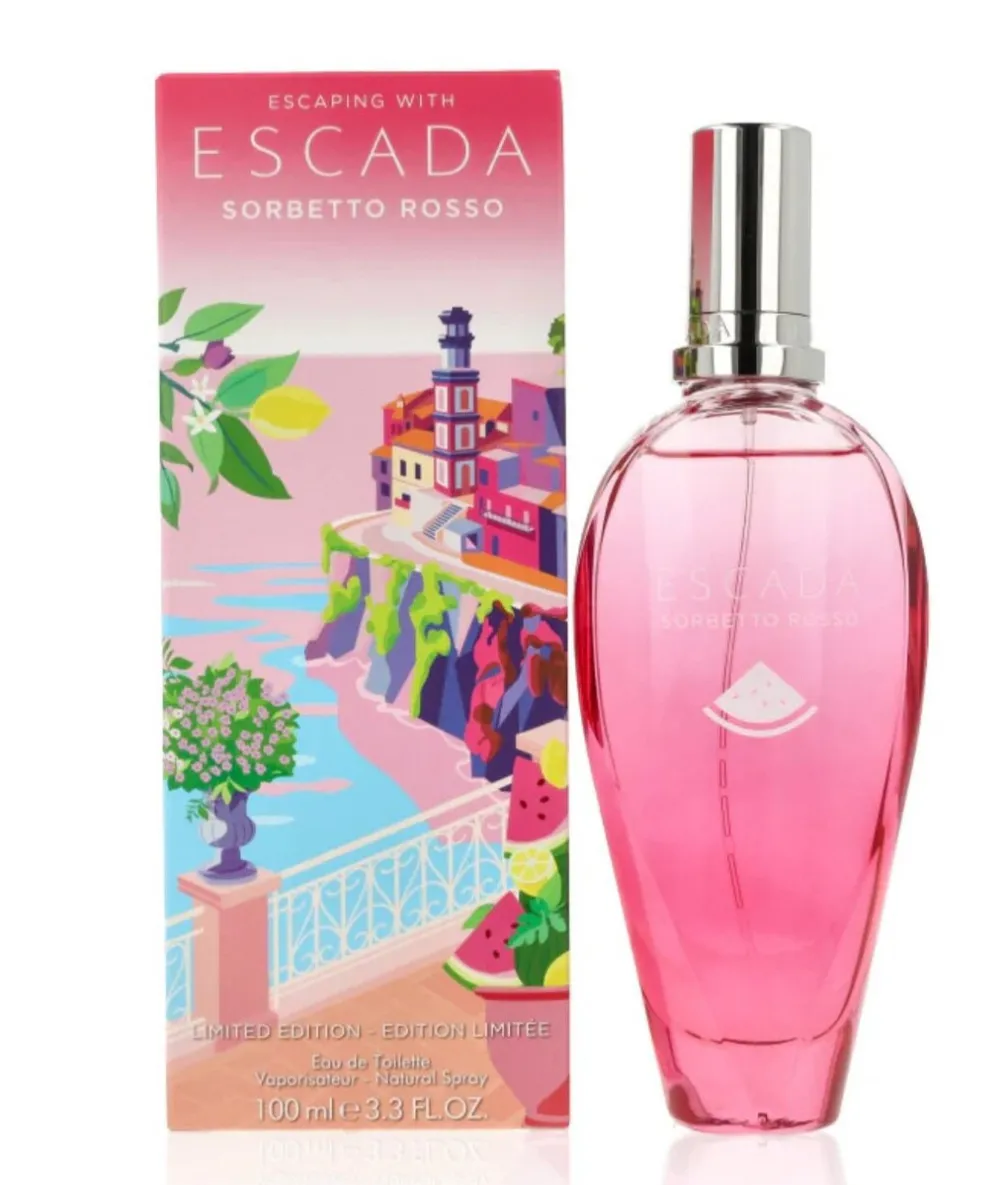 Escaping With Escada Sorbetto Rosso eau de toilette pour femmes 100 ml