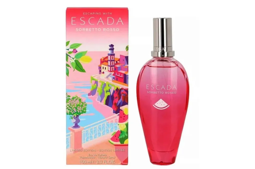 Escaping With Escada Sorbetto Rosso eau de toilette pour femmes 100 ml