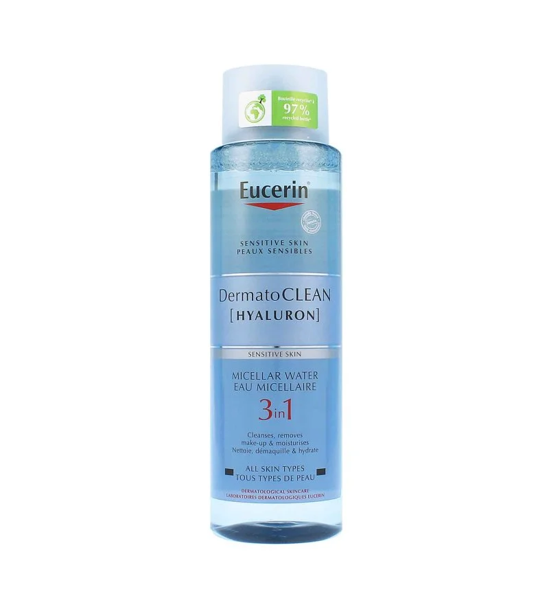 DermatoClean Hyaluron eau micellaire nettoyante 3 en 1 400 ml