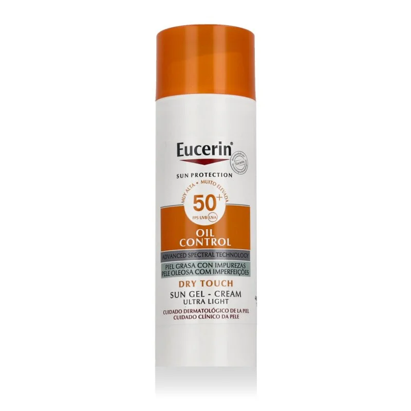 Gel-crème solaire contrôle du sébum SPF 50+ 50 ml
