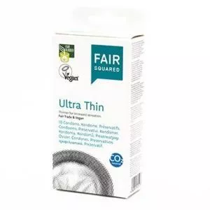 Fair Squared Condom Ultra Thin (10 pcs) - vegan et commerce équitable