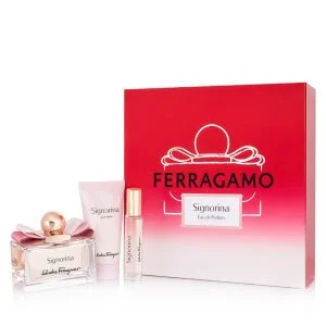 Salvatore Ferragamo Signorina eau de parfum pour femme 100 ml + EDP mini 10 ml + lait pour le corps