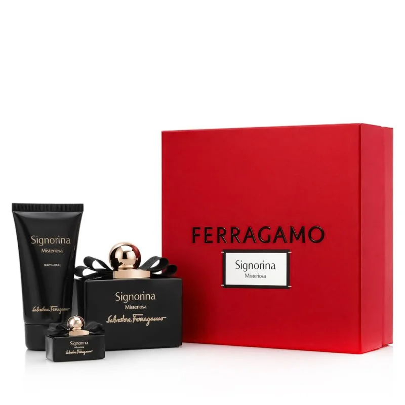 Signorina Misteriosa eau de parfum pour femme 100 ml + mini eau de parfum 5 ml + lait pour le corps