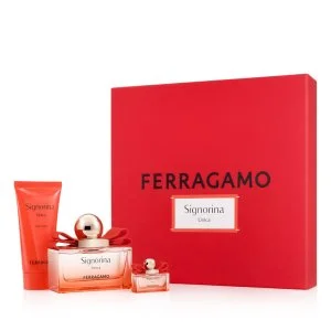 Salvatore Ferragamo Signorina Unica Eau de Parfum pour femme 100 ml + mini EDP 5 ml + lait pour le corps