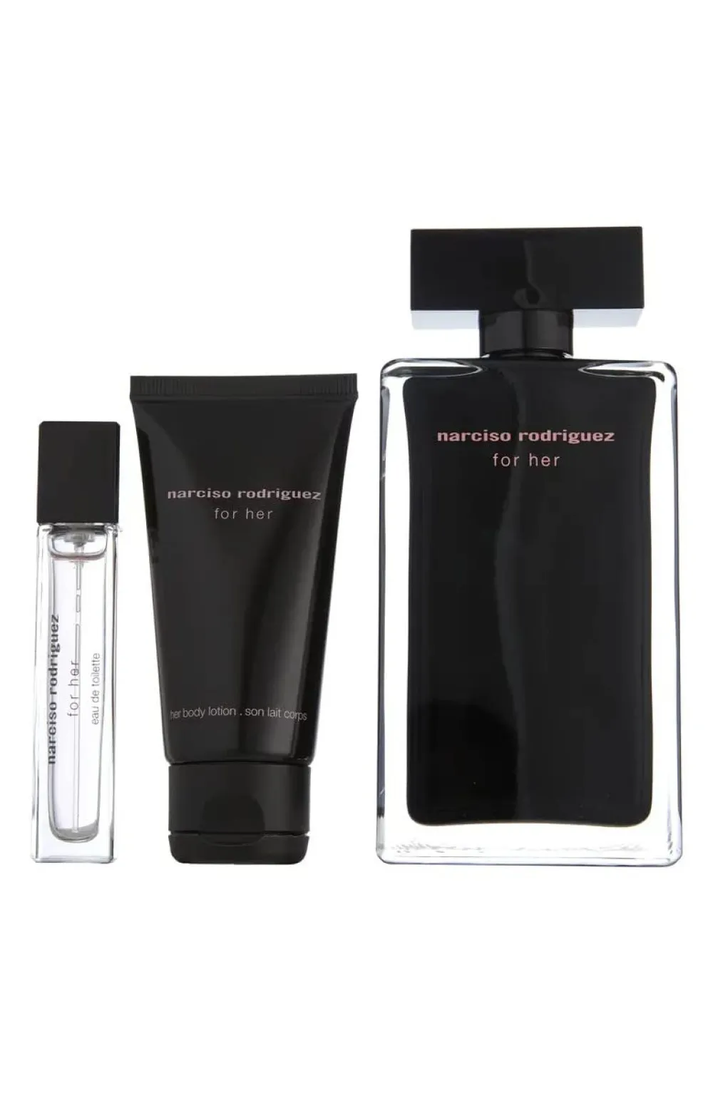 For Her EDT 100 ml + EDT MINI 10 ml + BL 50 ml F 1 ks